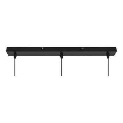 Loftlampe Conebill 3xE27 Sort/Naturlig 110 cm