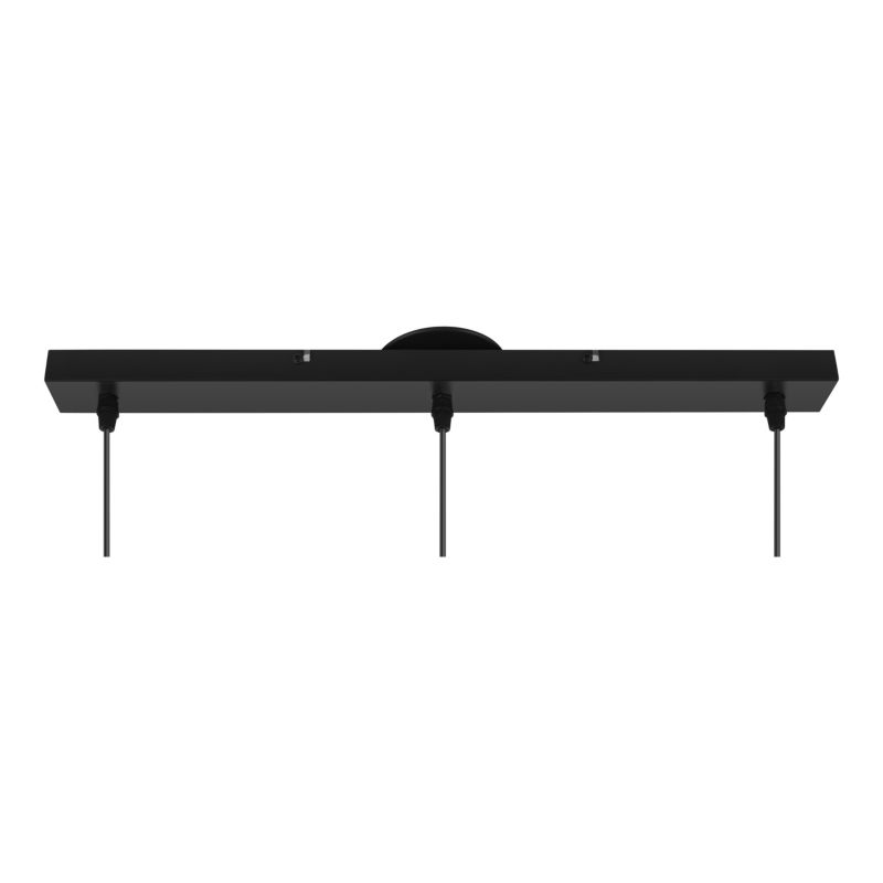 Loftlampe Conebill 3xE27 Sort/Naturlig 110 cm