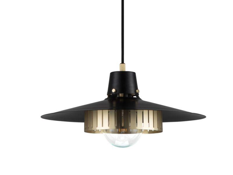 Hængelampe Delagoa 1-punkt E27 Sort
