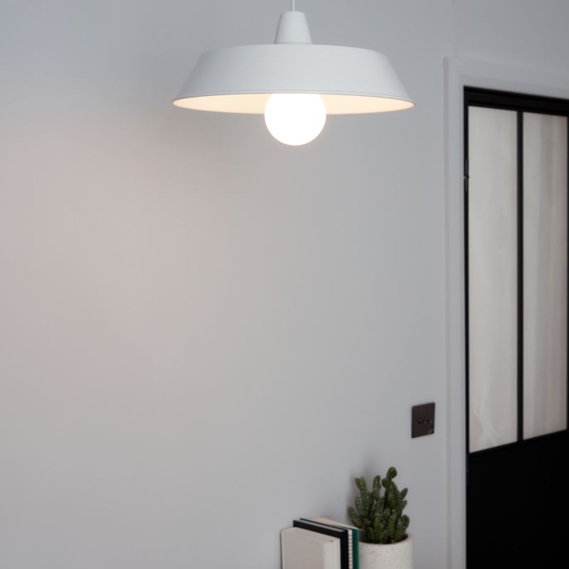 Loftslampe Gammuse 1-punkt E27 Hvid 38 cm