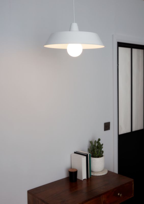Loftslampe Gammuse 1-punkt E27 Hvid 38 cm