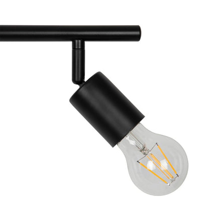 Loftslampe Ghlin 5-Arms E27 Sort 80 cm