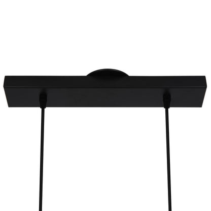 Loftslampe Ghlin 5-Arms E27 Sort 80 cm