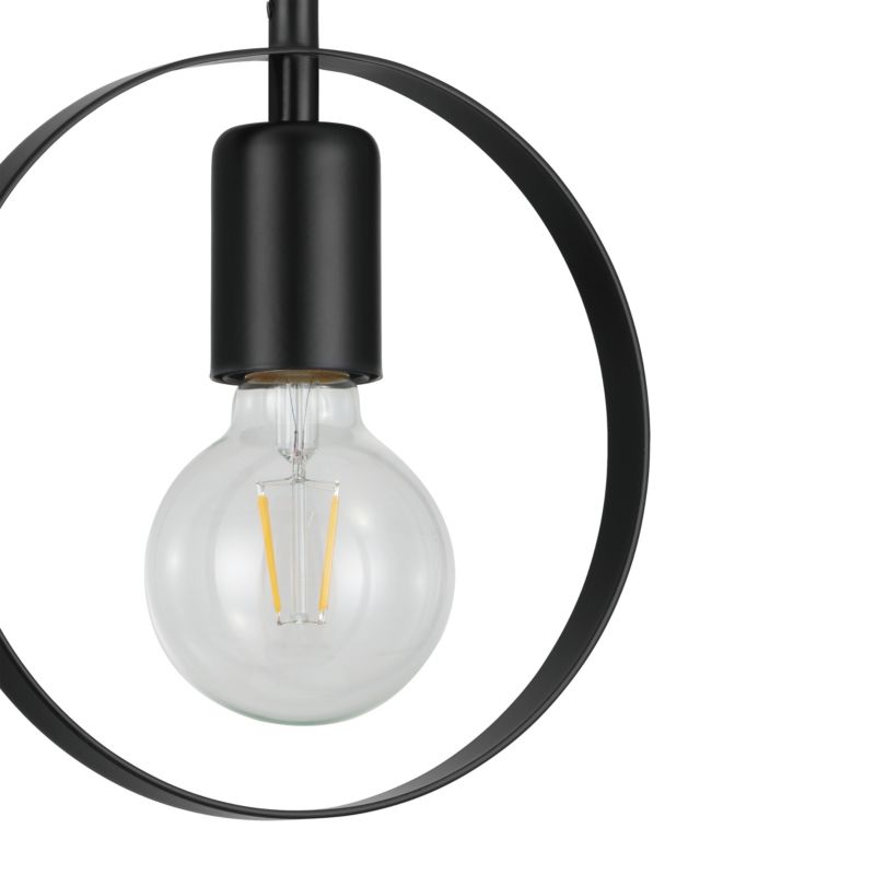 Hængelampe Kaitains 1-punkts E27 20 cm Sort