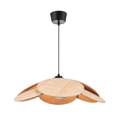 Hængelampe Kenya 70 cm Rattan Sort Mat
