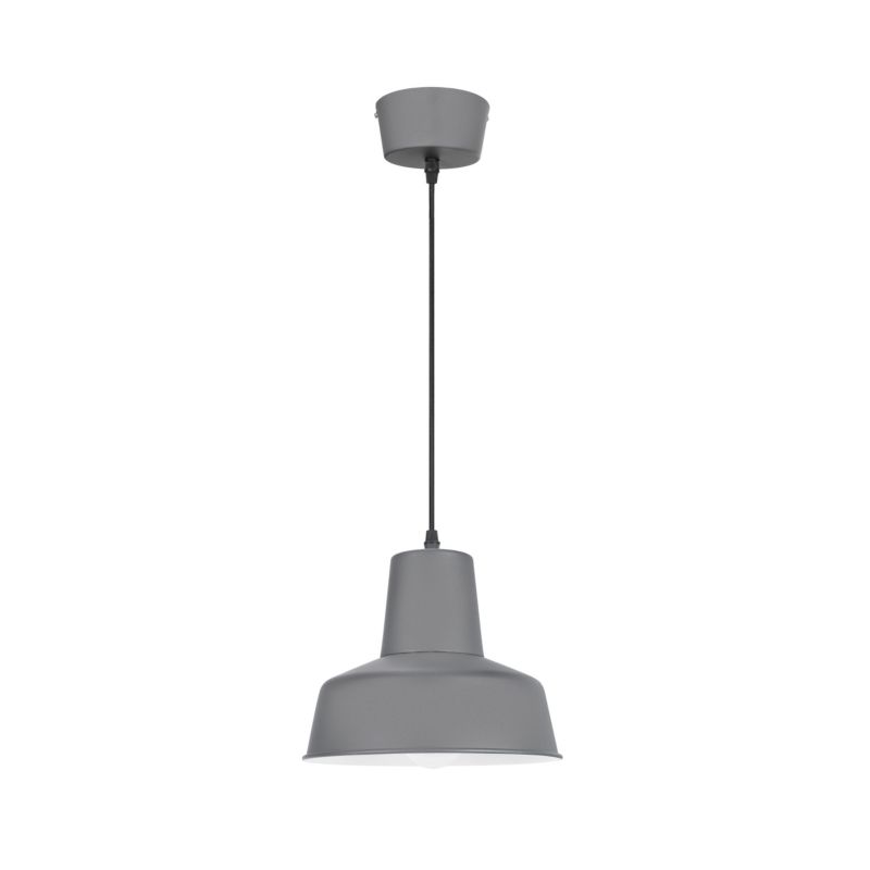 Hængelampe Orous 1-punkts E27 24 cm Grå