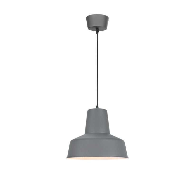 Hængelampe Orous 1-punkts E27 32 cm Grå