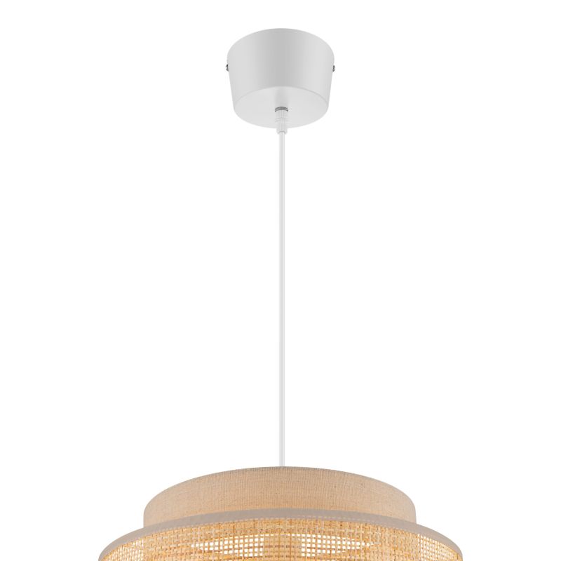 Hængelampe Quetzal 1xE27 38 cm Rattan Natur