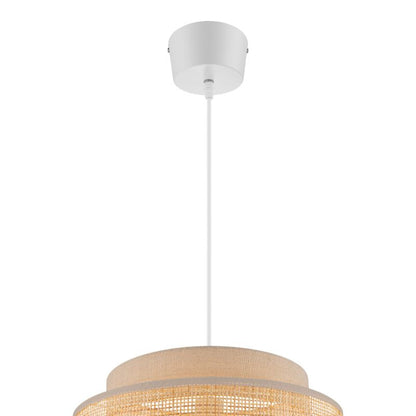Hængelampe Quetzal 1xE27 38 cm Rattan Natur