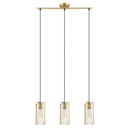 Hængelampe Saiphi 3-Punkts E27 144 cm Guld