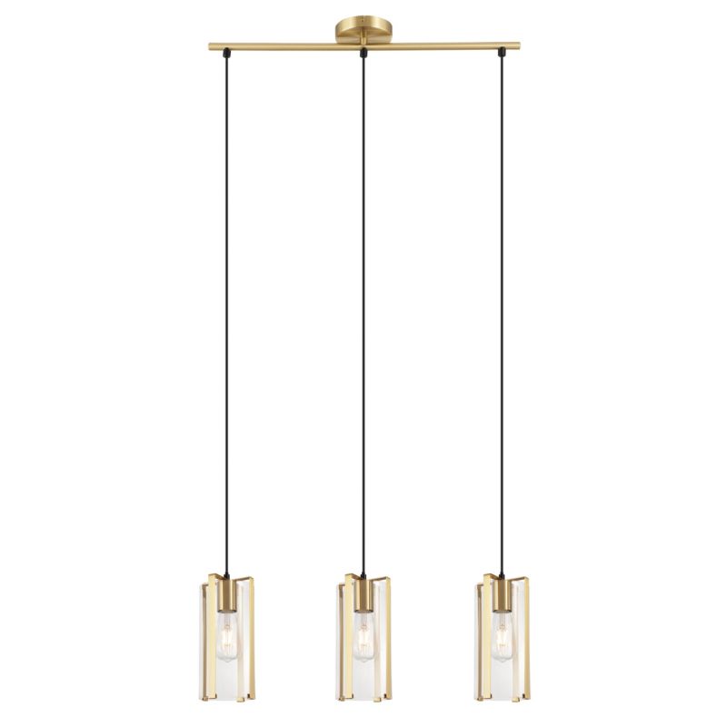 Hængelampe Saiphi 3-Punkts E27 144 cm Guld