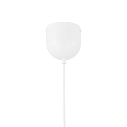 GoodHome Songor 1-punkts pendel E27 38 cm hvid