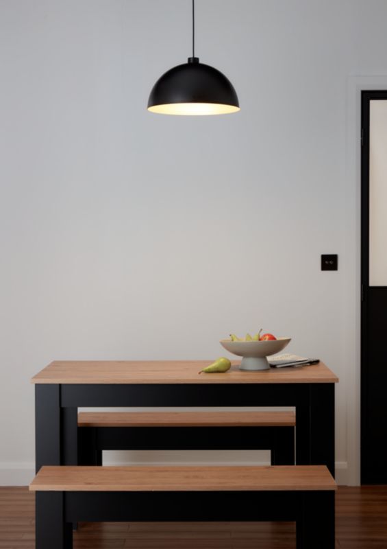 Hængelampe Songor 1-punkt E27 38 cm Sort