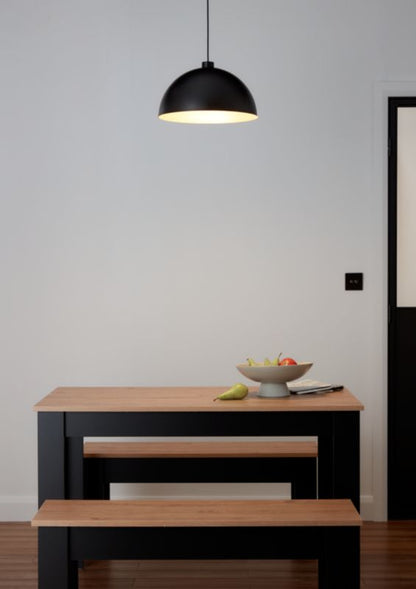 Hængelampe Songor 1-punkt E27 38 cm Sort