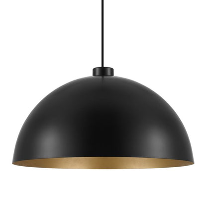 Hængelampe Songor 1-punkt E27 38 cm Sort