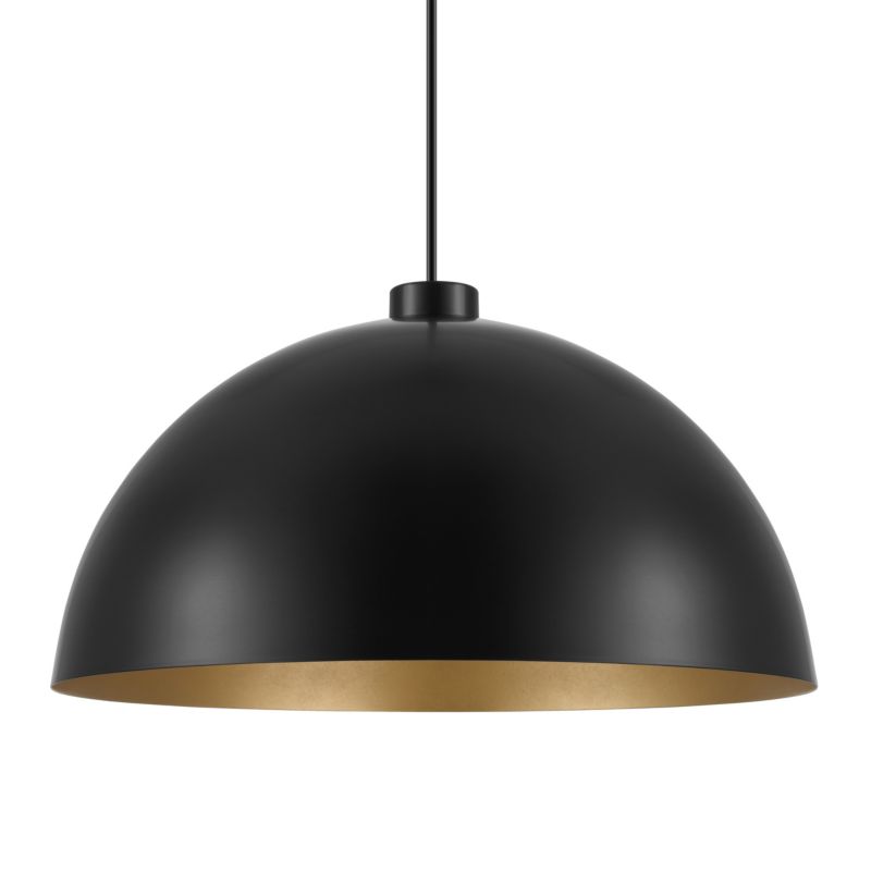 Hængelampe Songor 1-punkt E27 38 cm Sort