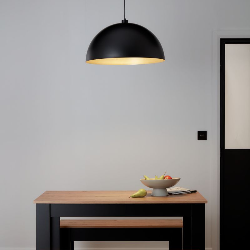 Hængelampe Songor 1-punkts E27 58 cm Sort