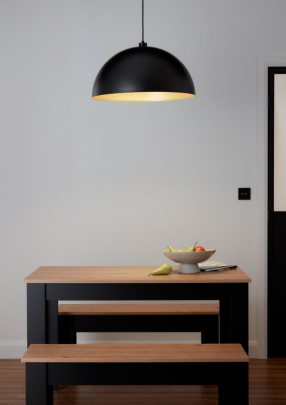 Hængelampe Songor 1-punkts E27 58 cm Sort