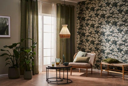 Hængelampe Sweetgum 1 x E27 Hvid/Natur
