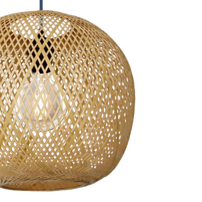 Hængelampe Verdin 1xE27 35 cm Bambus Natur