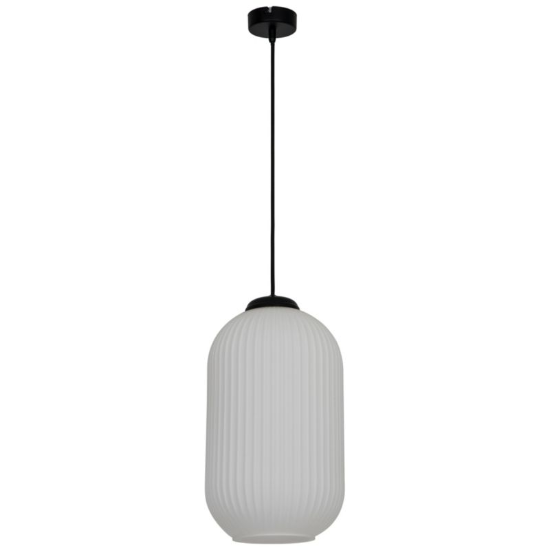 Pendellampe 1-punkt 20 cm Krom / Hvid | 5036581095611