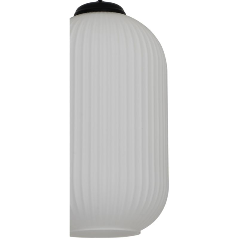 Pendellampe 1-punkt 20 cm Krom / Hvid | 5036581095611