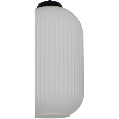 Pendellampe 1-punkt 20 cm Krom / Hvid | 5036581095611