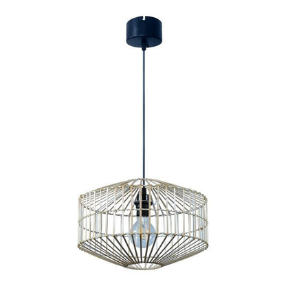 Hængelampe Wutai 38 cm Lys Bambus E27