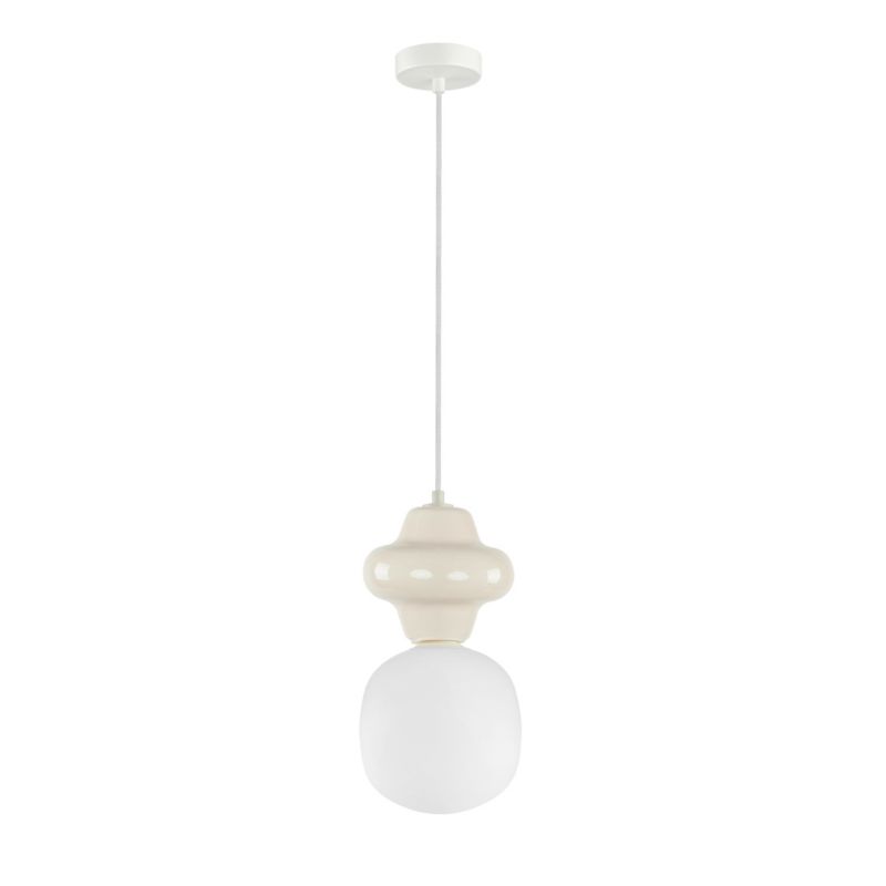 Hængelampe Latera 1xE14 Mat Hvid 120 cm