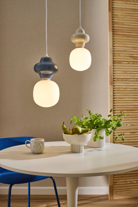 Hængelampe Latera 1xE14 Mat Hvid 120 cm