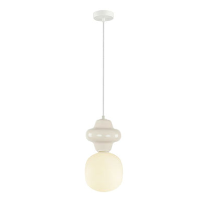 Hængelampe Latera 1xE14 Mat Hvid 120 cm