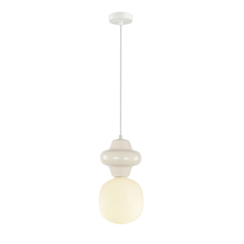 Hængelampe Latera 1xE14 Mat Hvid 120 cm
