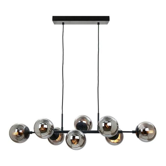 Italux Molite pendellampe 8 x E14 sort