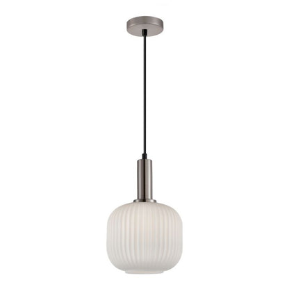 Hængelampe Penzi 1xE27 Krom 110 cm