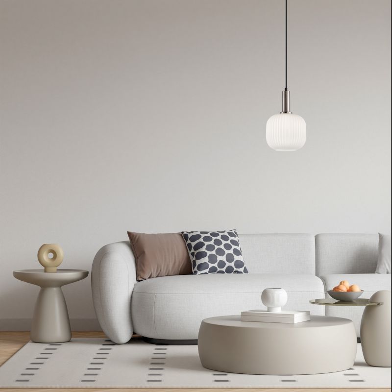 Hængelampe Penzi 1xE27 Krom 110 cm