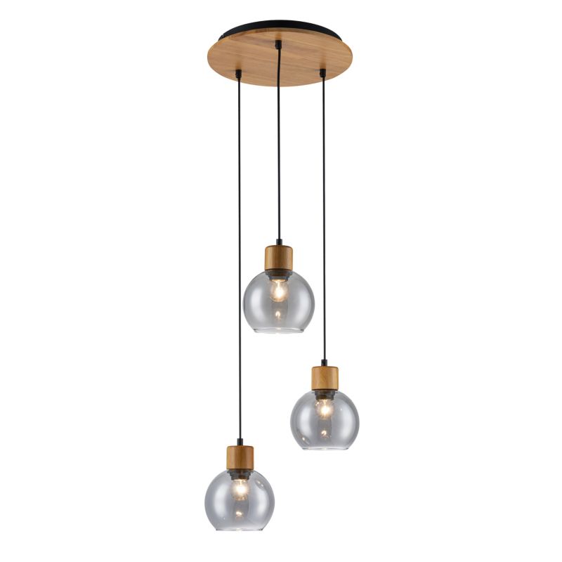Hængelampe Velma 3xE27 150 cm Brun