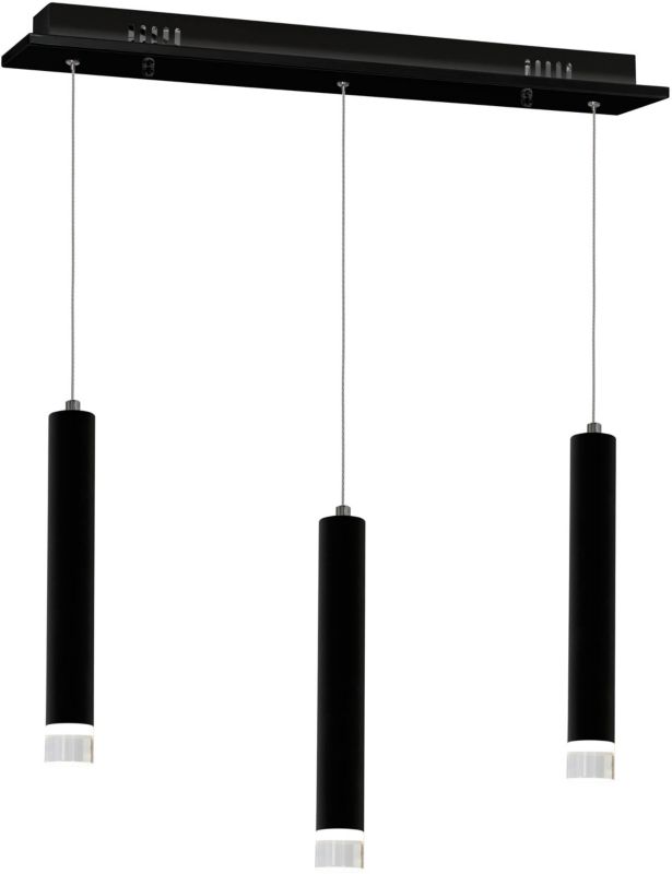 LED Loftslampe Carbon 3 x 5 W Sort