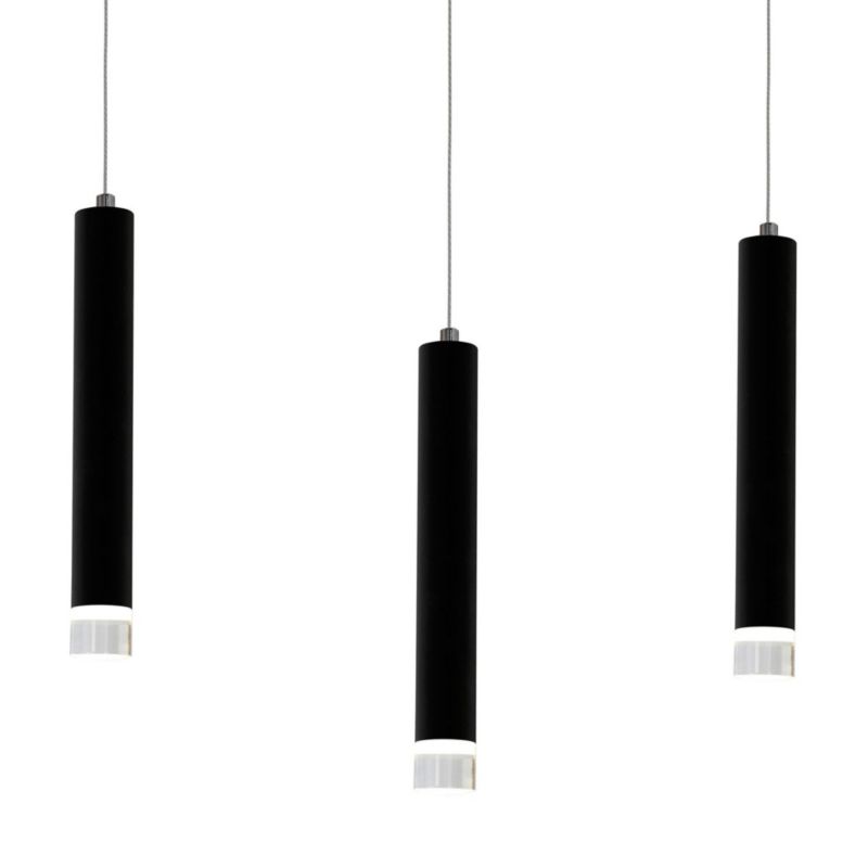 LED Loftslampe Carbon 3 x 5 W Sort
