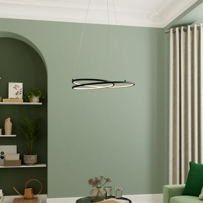 LED-loftlampe Pegmati 3000 K Sort Mat