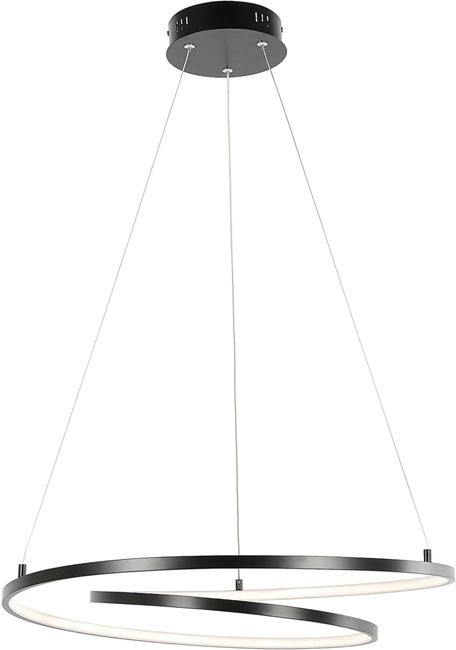 LED-loftlampe Pegmati 3000 K Sort Mat