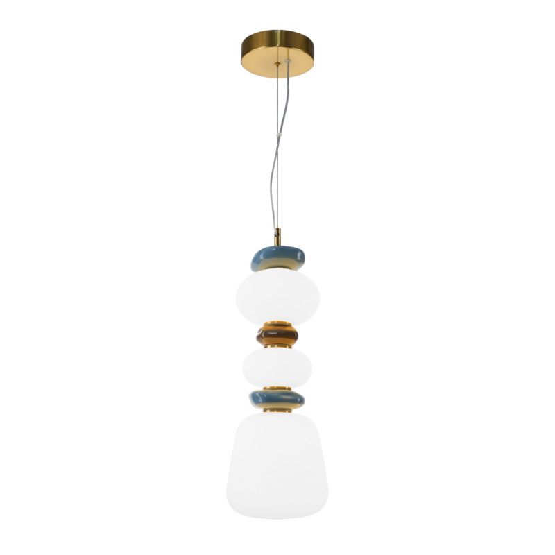 LED-pendel Italux Evans 15 W Guld