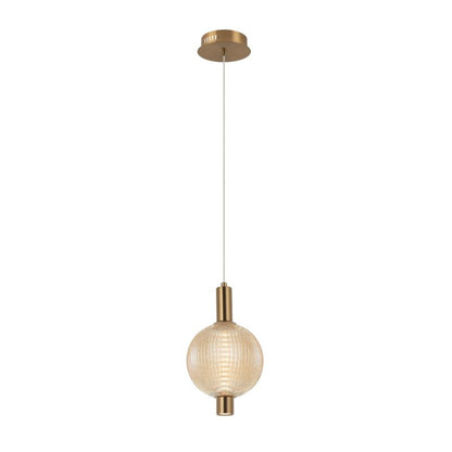 LED-loftlampe Lenti 132 cm Guld 7 W