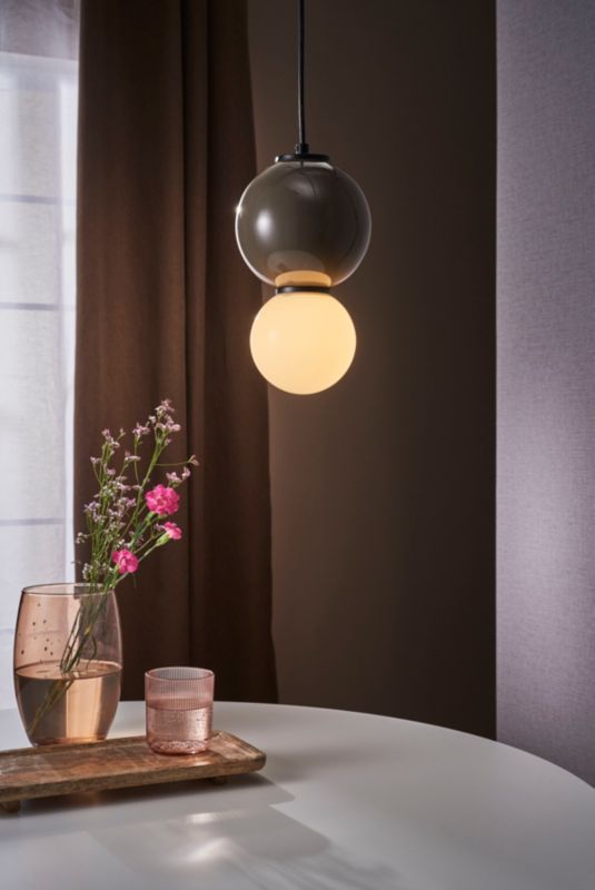 LED-loftlampe Pieve 153 cm Brun