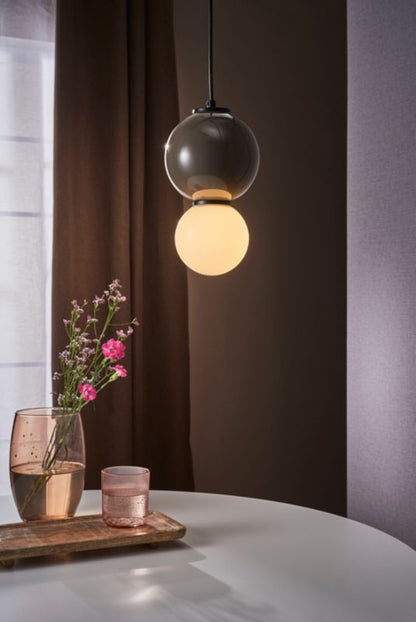 LED-loftlampe Pieve 153 cm Brun