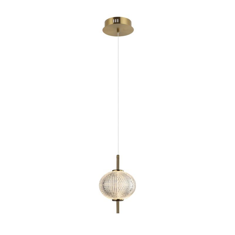LED-loftlampe Lazie 1 3000 K Guld