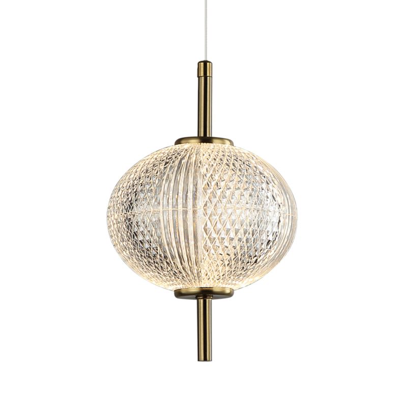LED-loftlampe Lazie 1 3000 K Guld