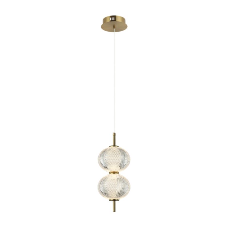 LED pendellampe Lazie - 2 3000 K guld