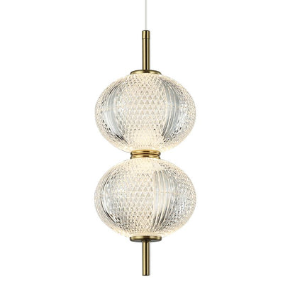 LED pendellampe Lazie - 2 3000 K guld