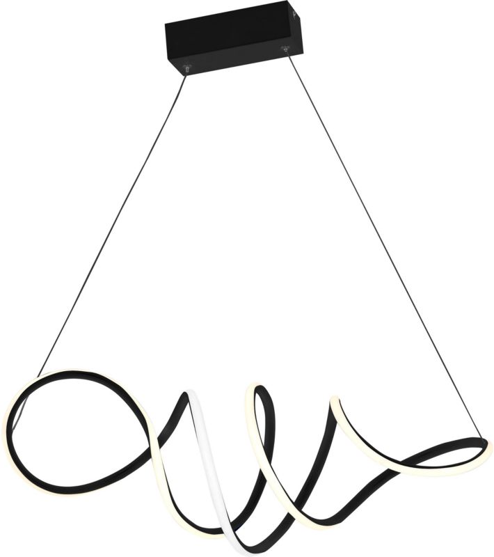 LED Loftslampe Loca 56 W Sort