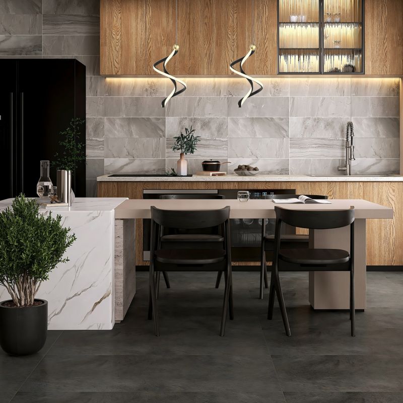 LED-loftlampe Colia 19 W Sort/Guld